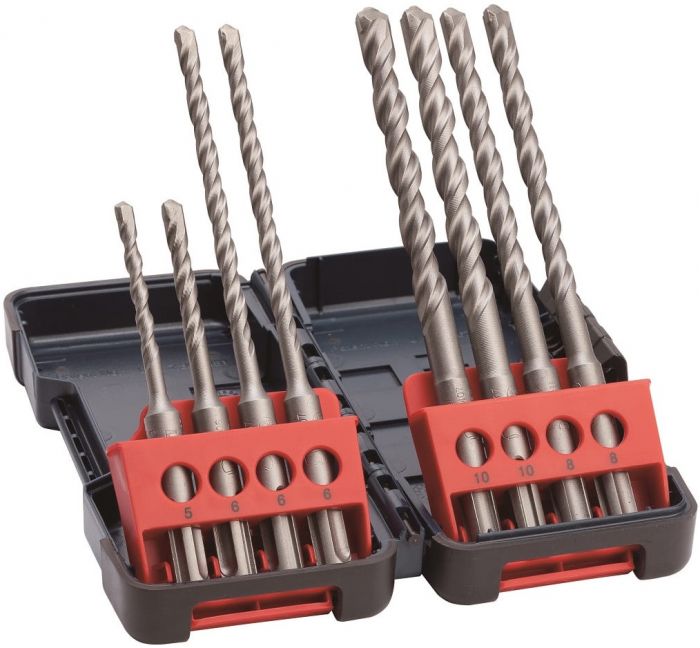 Набір ударних свердел по бетону Bosch SDS-Plus-3, 5-10мм, 8шт
