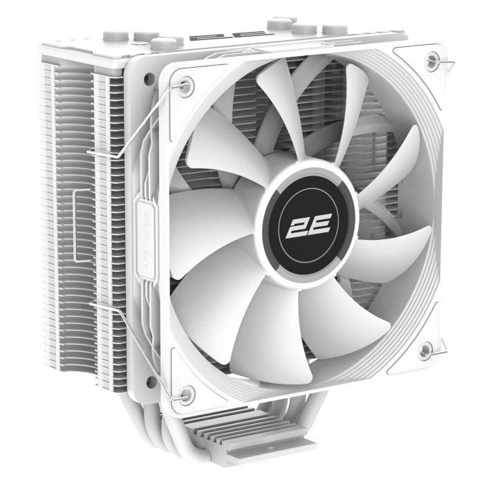 Процесорний кулер 2E GAMING Air Cool ACN120W-ARGB, LGA1700, 1200, 115x, 1366, AM5, AM4, AM3, AM3+, AM2 ,AM2+, FM2, FM1 4pin PWM, 3pin +5VARGB, TDP 180W