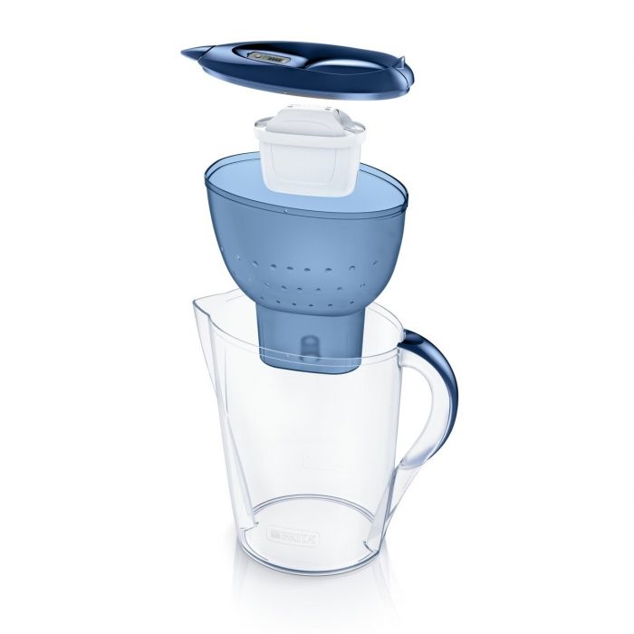 Фільтр-глечик Brita Marella Memo MXPro 2.4л (1.4л очищеної води) з фільтр-картриджем, синій