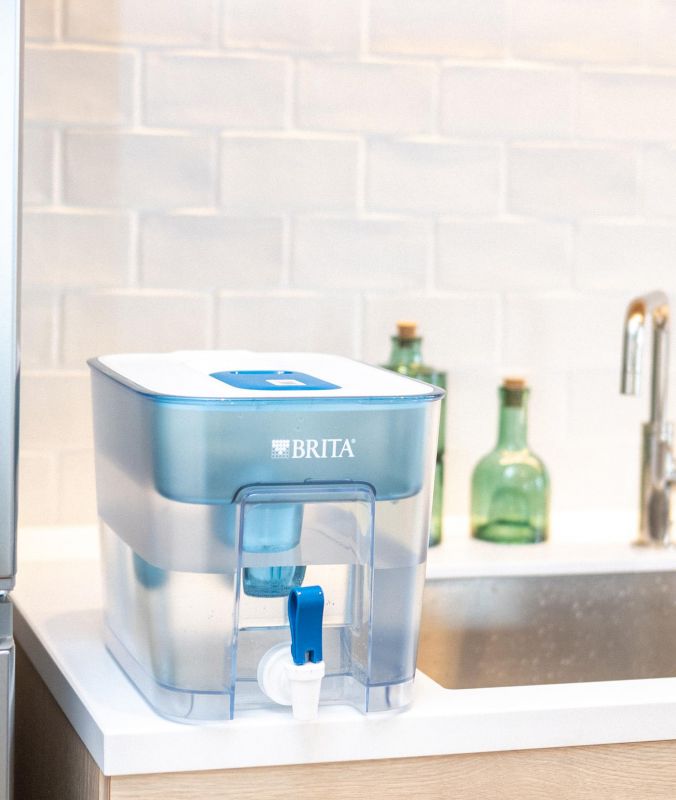 Фільтр-глечик Brita Flow Memo MXPro 8.2л (5.2л очищеної води) з фільтр-картриджем, синій