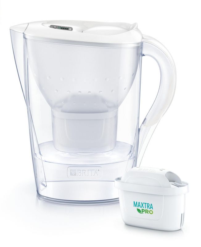Фільтр-глечик Brita Marella XL Memo MXPro 3.5л (2л очищеної води) з фільтр-картриджем білий 3шт