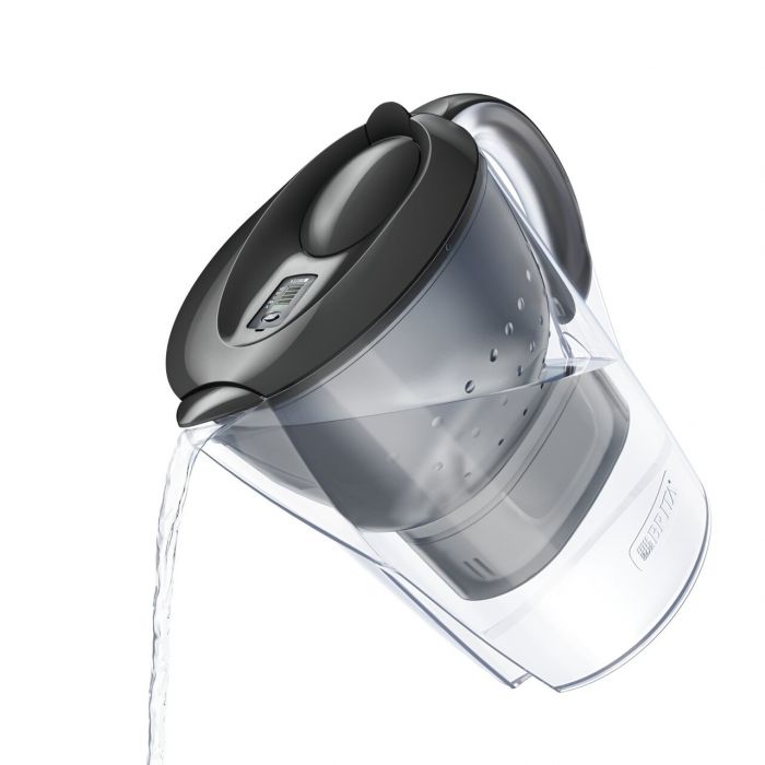 Фільтр-глечик Brita Marella Memo MXPro 2.4л (1.4л очищеної води) з фільтр-картриджем 3шт, графіт