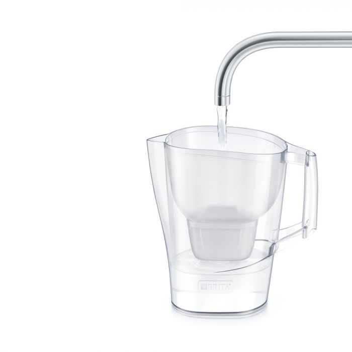 Фільтр-глечик Brita Aluna Memo MXPro 2.4л (1.4л очищеної води) з фільтр-картриджем 3шт, білий