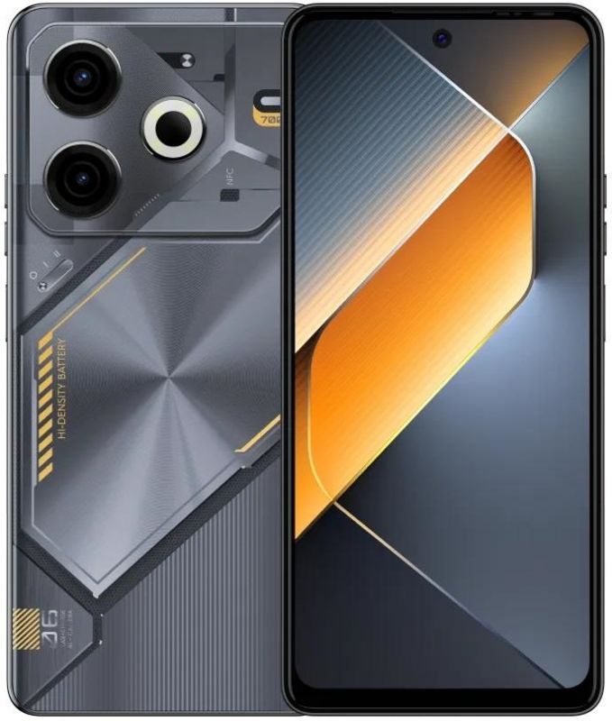 Смартфон TECNO POVA 6 NEO (LI6) 6.78" 8/256ГБ, 2SIM, 7000мА•год, Speed Black