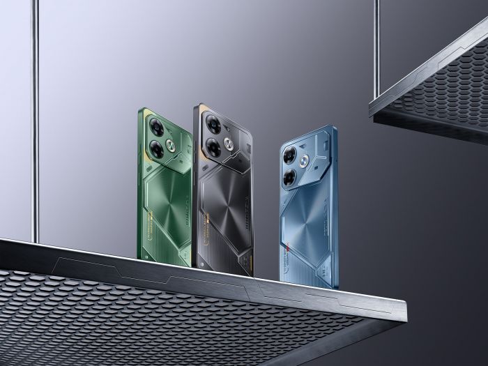 Смартфон TECNO POVA 6 (LI7) 6.78" 12/256ГБ, 2SIM, 6000мА•год, Meteorite Grey