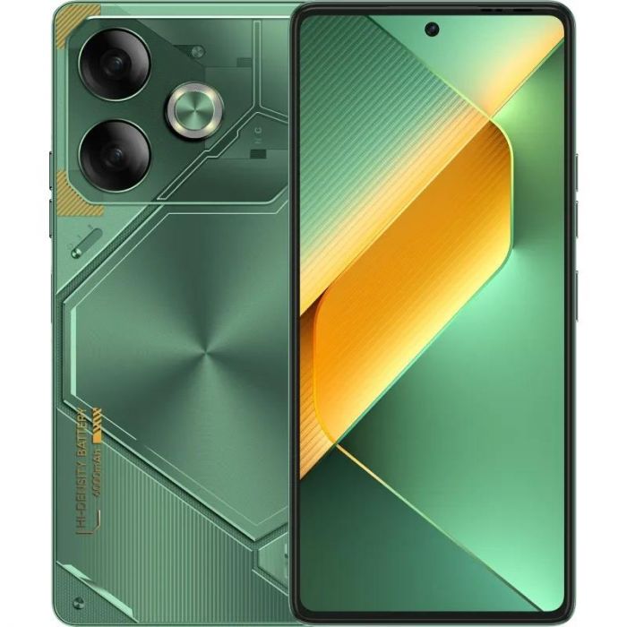 Смартфон TECNO POVA 6 (LI7) 6.78" 8/256ГБ, 2SIM, 6000мА•год, Comet Green