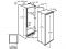 Холодильна камера Electrolux вбудована, 177x55х55, 310л, А++, ST, дисплей, білий