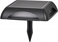 Світильник автономний LEDVANCE ENDURA STYLE SQUARE SOLAR UTILI 1.2Вт 3000K 60Лм чорний