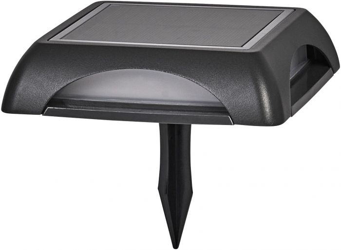 Світильник автономний LEDVANCE ENDURA STYLE SQUARE SOLAR UTILI 1.2Вт 3000K 60Лм чорний