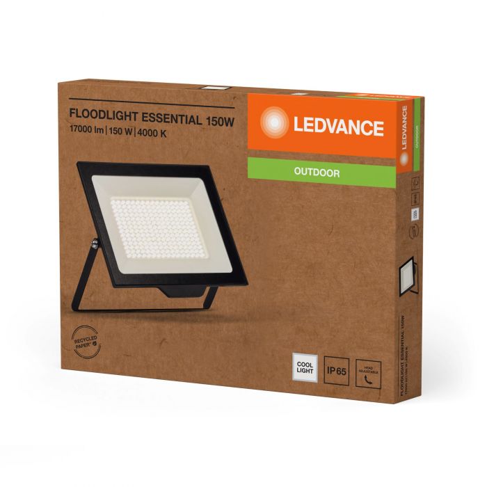 Прожектор LEDVANCE ESSENTIAL 150Вт 17000 Лм 4000K чорний