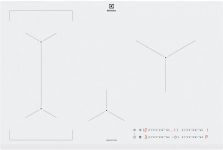 Варильна поверхня Electrolux індукційна, 80см, розширена зона, білий