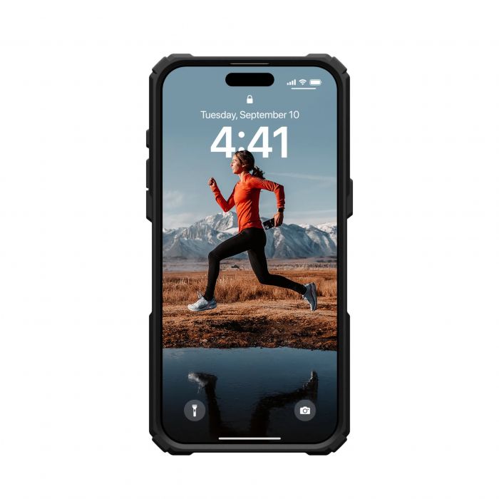 Чохол UAG для iPhone 15 Pro Max, Plasma XTE, Black/Orange