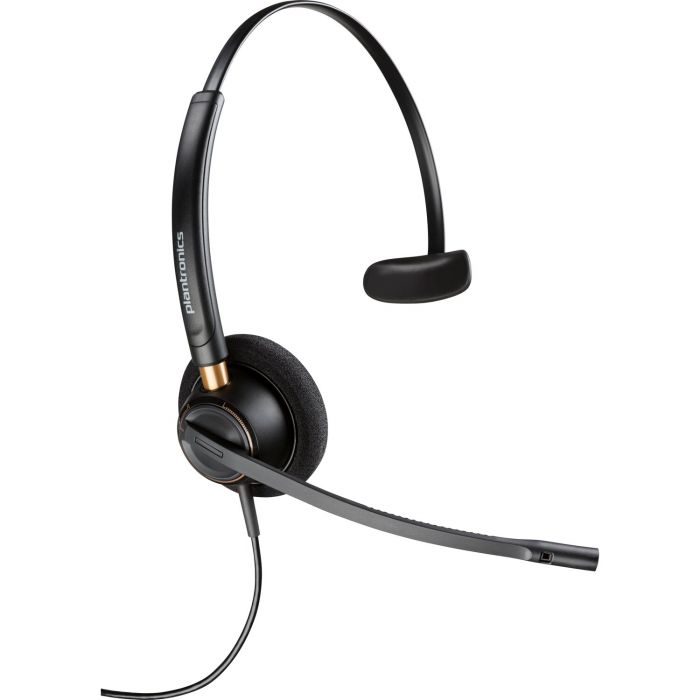Гарнітура комп'ютерна моно On-ear Poly EncorePro 510, Quick Disconnect, всеспрямований, чорний