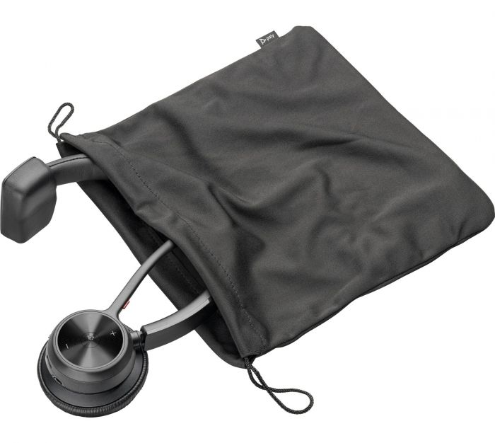 Гарнітура комп'ютерна моно On-ear Poly Voyager 4310-M з адаптером BT700, USB-A, Bluetooth, всеспрямований, Acoustic fence, сертифікат Microsoft Teams, чорний