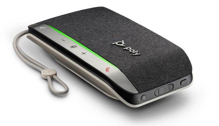 Спікерфон Poly Sync 20+ з адаптером BT700, сертифікат Microsoft Teams, 3 x Bi-Mic, радіус 2 м, USB-C, Bluetooth, сірий