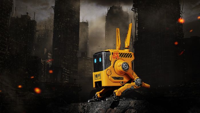 Зарядний пристрій мережевий GravaStar Alpha65 65Вт 2XUSB-C/USB-A, War-Damaged Yellow