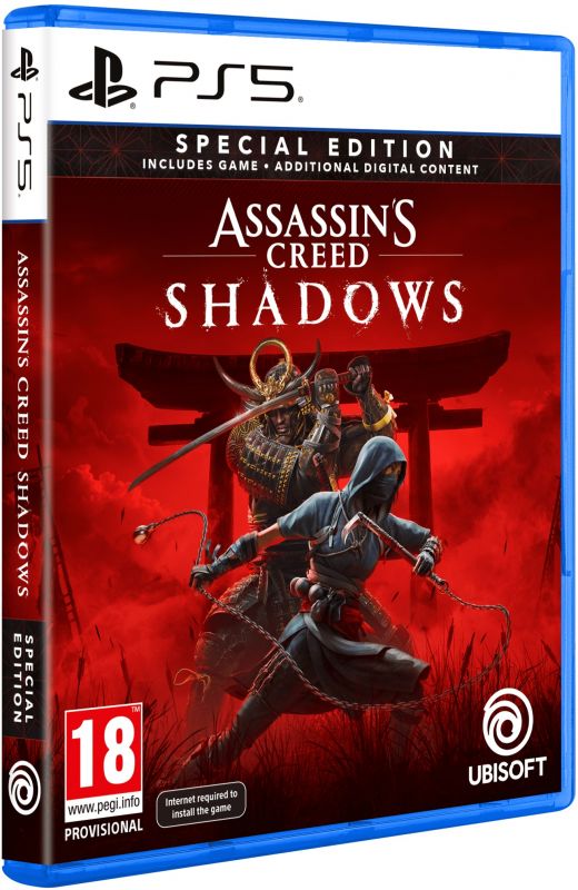 Гра консольна PS5 Assassin's Creed Shadows Special Edition, BD диск