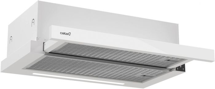Витяжка Cata телескопічна, 60см, 698м.куб/год, TFH 6430 gwh, білий