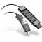 Перехідник Poly DA85-M USB > QD з вбудованим пультом керування для гарнітур EncorePro, USB-A, USB-C, Microsoft Teams, чорний