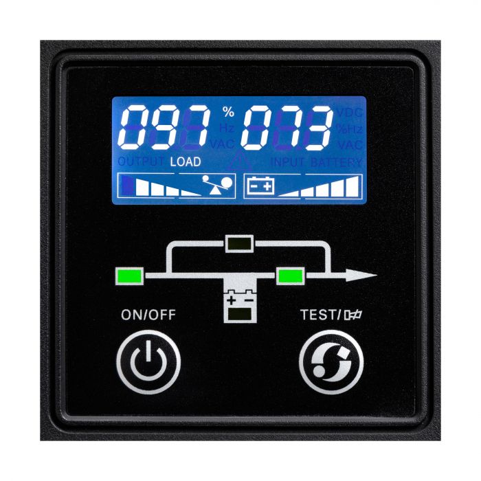 Джерело безперебійного живлення Eaton 9E, 2000VA/1600W, LCD, USB, RS232, 6xC13