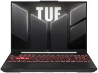Ноутбук ASUS TUF Gaming A16 FA607PI-QT029 16" QHD+ IPS, AMD R9-7845HX, 16GB, F1TB, NVD4070-8, NoOS, Сірий