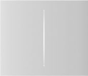 Кнопка центральна для двоклавішного вертикального вимикача Ajax CenterButton Vertical 2-gang for LightSwitch, Jeweler, бездротовий, білий