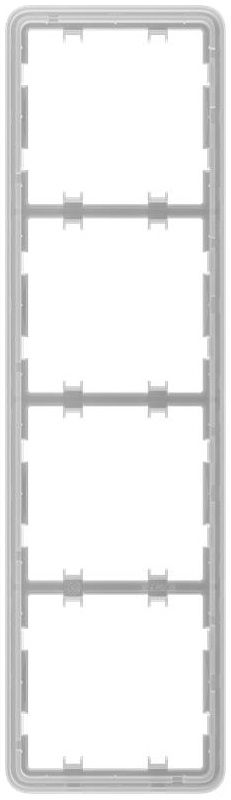 Рамка для вимикача на 4 секції Ajax Frame 4 seats for LightSwitch Vertical