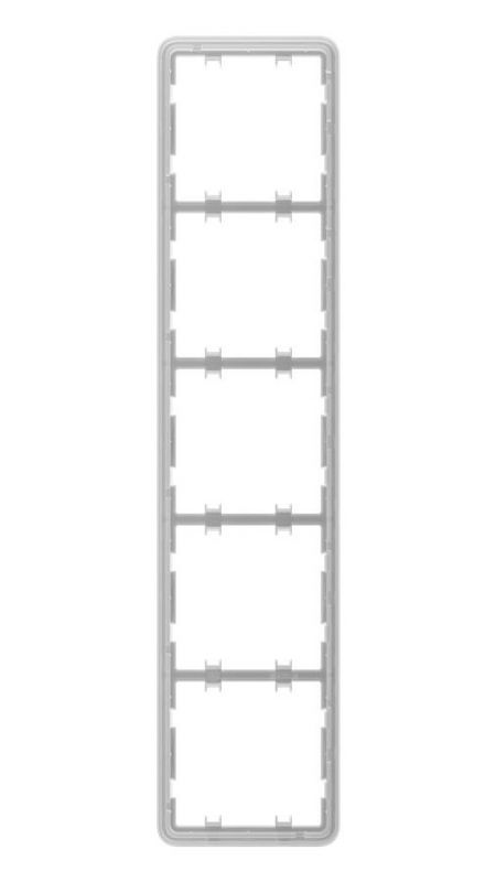 Рамка для вимикача на 5 секції Ajax Frame 5 seats for LightSwitch Vertical