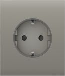 Центральна панель для вбудованої розетки Ajax CenterCover for Outlet Basic, olive