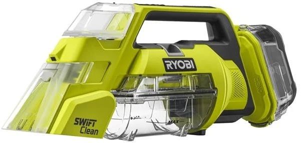 Пилосос професійний миючий Ryobi RDC18-0, ONE+ 18В, 17Вт, контейнер для води чиста/брудна 0.12/0.2л, без АКБ та ЗУ