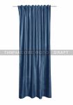Штора Ardesto 150х270см, велюр, 100% поліестер, синій темний