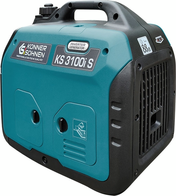 Генератор бензиновий інверторний Konner&Sohnen KS 3100i S, 230В, 3.1кВт, ручний стартер, 21.5кг