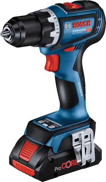 Шурупокрут-дриль ударний акумуляторний Bosch GSR 18V-90 C 18В 36-64Нм 0-2100об·хв кейс 1.1кг без АКБ та ЗП