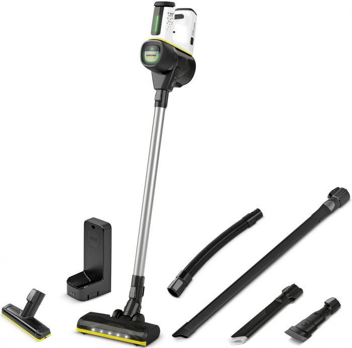 Пилосос Karcher безпровідна VC 7, 350Вт, конт пил -0.8л, автон. робота до 90хв, вага-2.57кг, НЕРА, білий