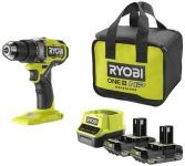 Шурупокрут-дриль акумуляторний Ryobi ONE+ HP RDD18X-220S 18В 2х2А·год ЗП 95Нм 500·2100об·хв 1.7кг сумка