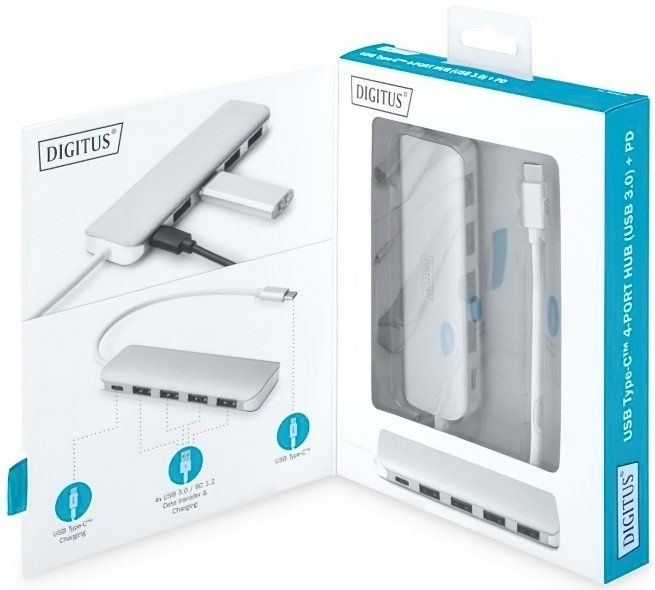 Хаб DIGITUS USB-C > 4xUSB-A/USB-C