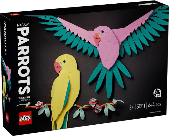 Конструктор LEGO ART Колекція фауни. Папуги Ара