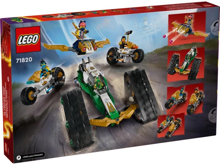 Конструктор LEGO NINJAGO Комбі-автомобіль команди ніндзя