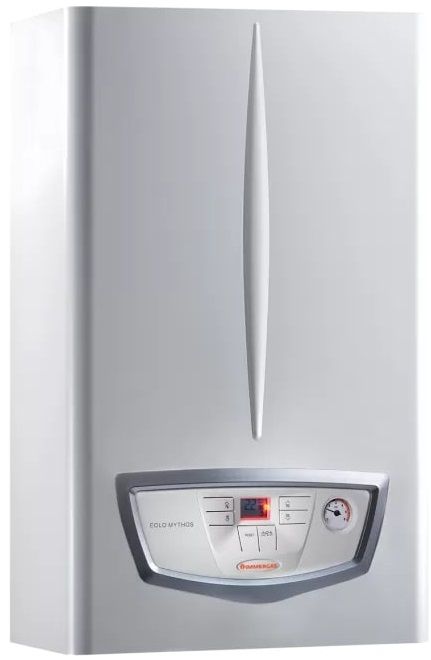 Котел газовий Immergas Eolo Mythos 24 2 E двоконтурний турбований 24кВт з димоходом 71.MT7.00.36 в комплекті
