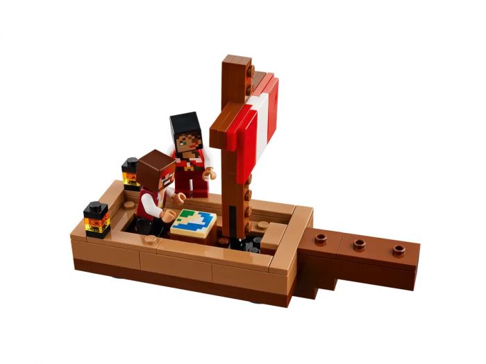 Конструктор LEGO Minecraft Подорож на піратському кораблі