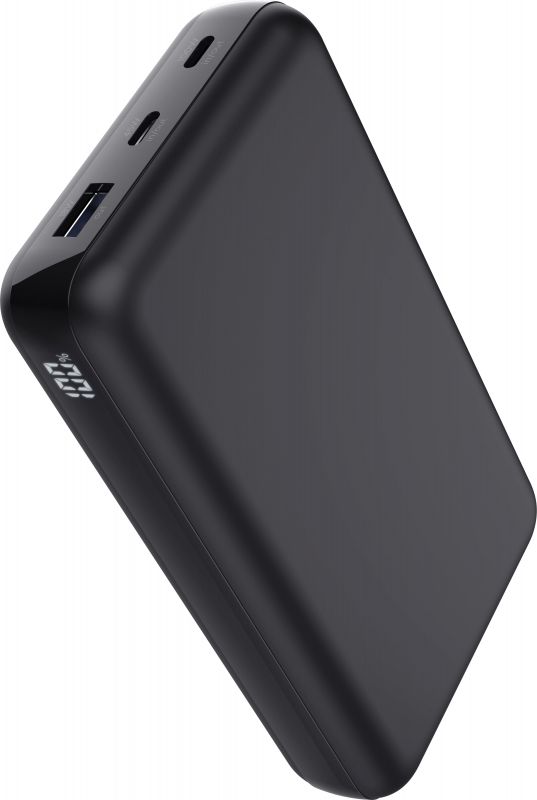 Акумулятор портативний літій-іонний power bank Trust Laro, 20000 мА·год, USB-A/2хUSB-C, 100w, чорний