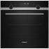 Духова шафа Siemens електрична, 66л, A, дисплей, конвекція, телескопічні направляючі, чорний