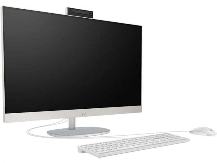 Комп'ютер персональний моноблок HP All-in-One 27" FHD IPS AG, AMD R5-7520U, 16GB, F512GB, UMA, WiFi, кл+м, DOS, білий