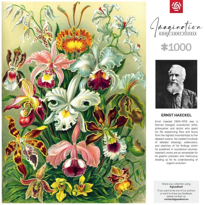 Пазл GoodLoot Imagination: Orchid Ernst Haeckel 1000 ел.