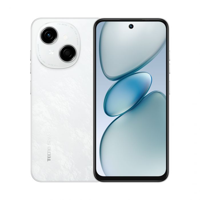 Смартфон TECNO Spark Go 1 (KL4) 6.67" 3/64ГБ, 2SIM, 5000мА•год, Glittery White