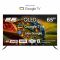 Телевізор 65" 2E QLED 4K 60Hz Smart Google TV Black