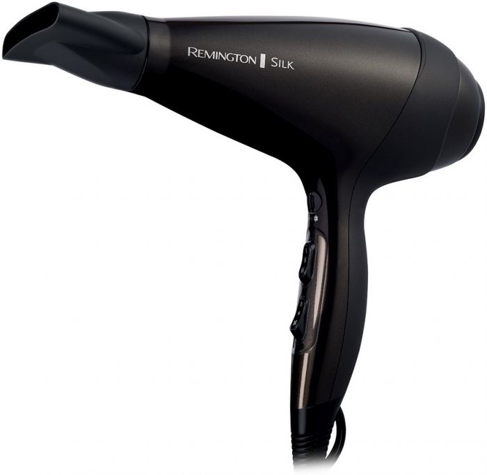 Фен Remington Silk, 2400Вт, 3 режими, дифузор, іоніз-я, хол. обдув, коричневий