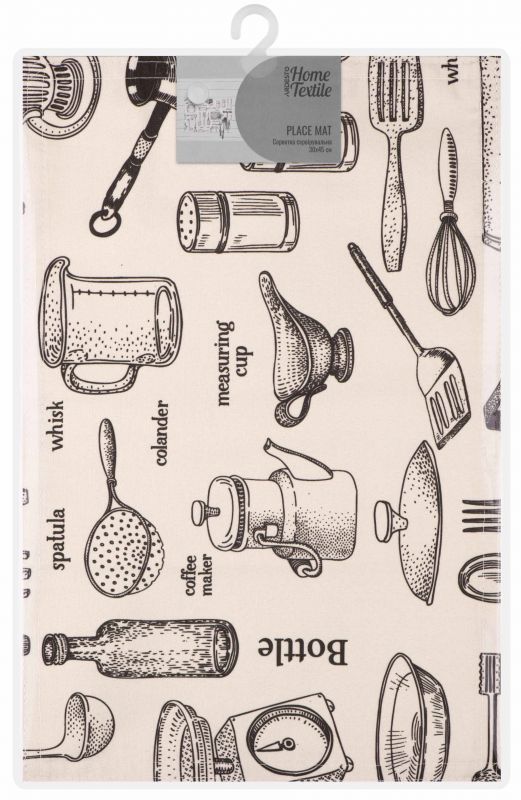 Серветка сервірувальна Ardesto Kitchen 30х45см, 90% поліестер, 10% бавовна