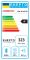 Холодильник ARDESTO з нижн. мороз., 195x60х67, холод.відд.-245л, мороз.відд.-97л, 2дв., А+, NF, диспл зовн., зона св-ті, нерж