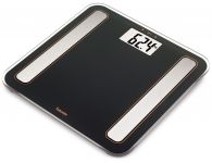 Ваги Beurer підлогові діагностичні, 180кг, підсвіч., дисплея, 1хCR2032, скло,чорний